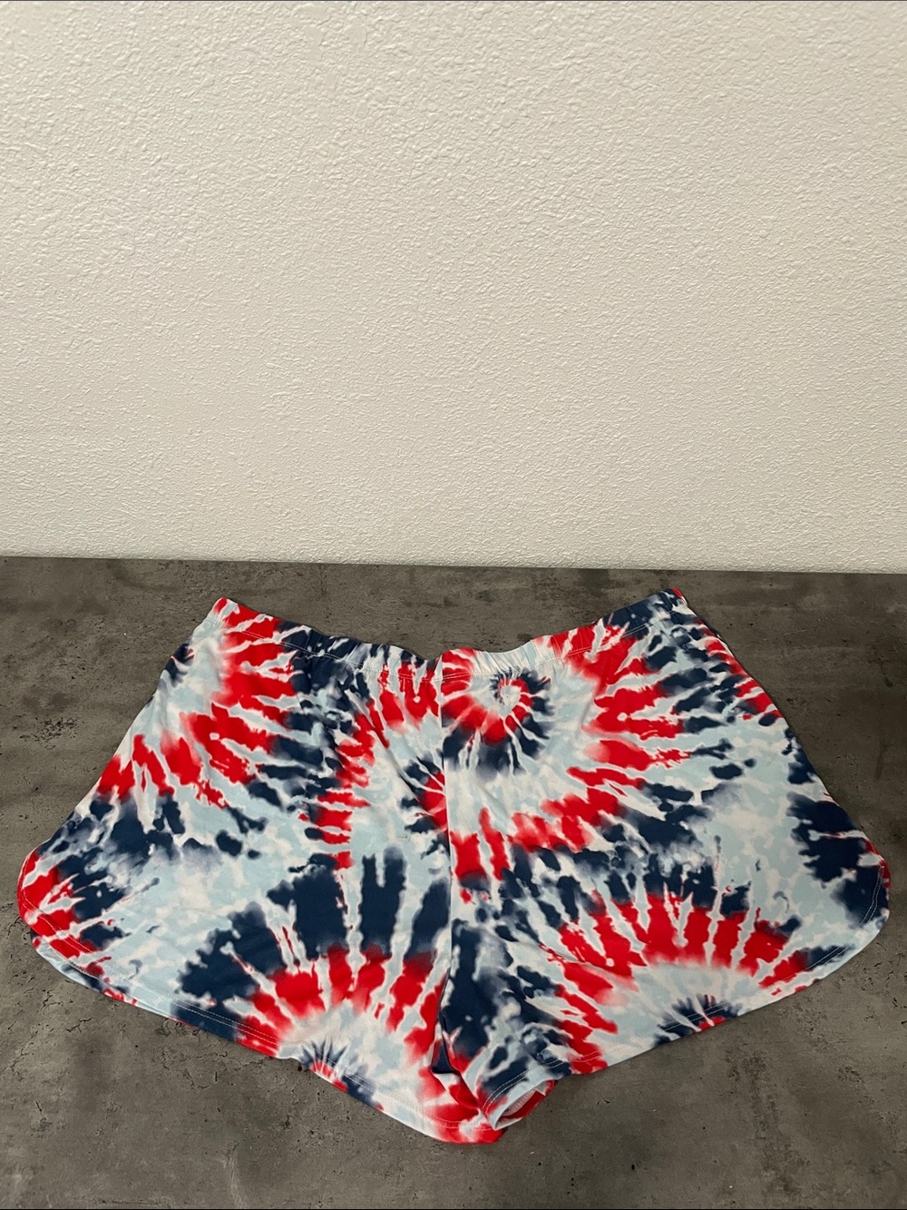 Red, Navy & White Tie-Dye Pajama Set - Picture 5 of 5